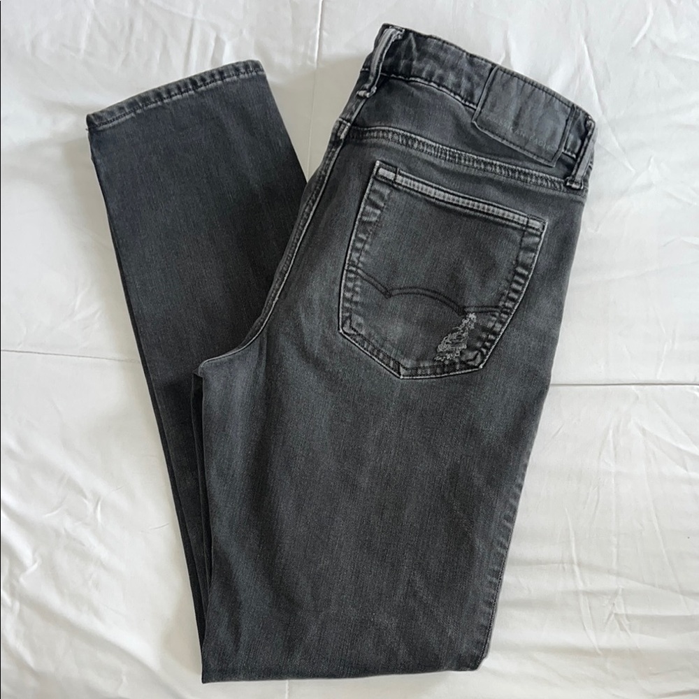 American Eagle Dark Grey Jeans 32 x 32 Ne(x)t Level Flex